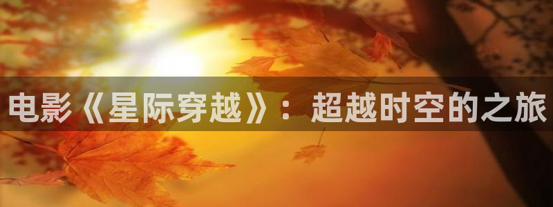 神马我不卡手机伦理影院：电影《星际穿越》：超越时空的之旅